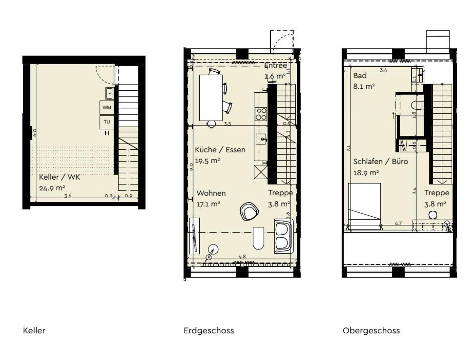 Serviced Apartments Haus 1 Uzwil Exterior foto